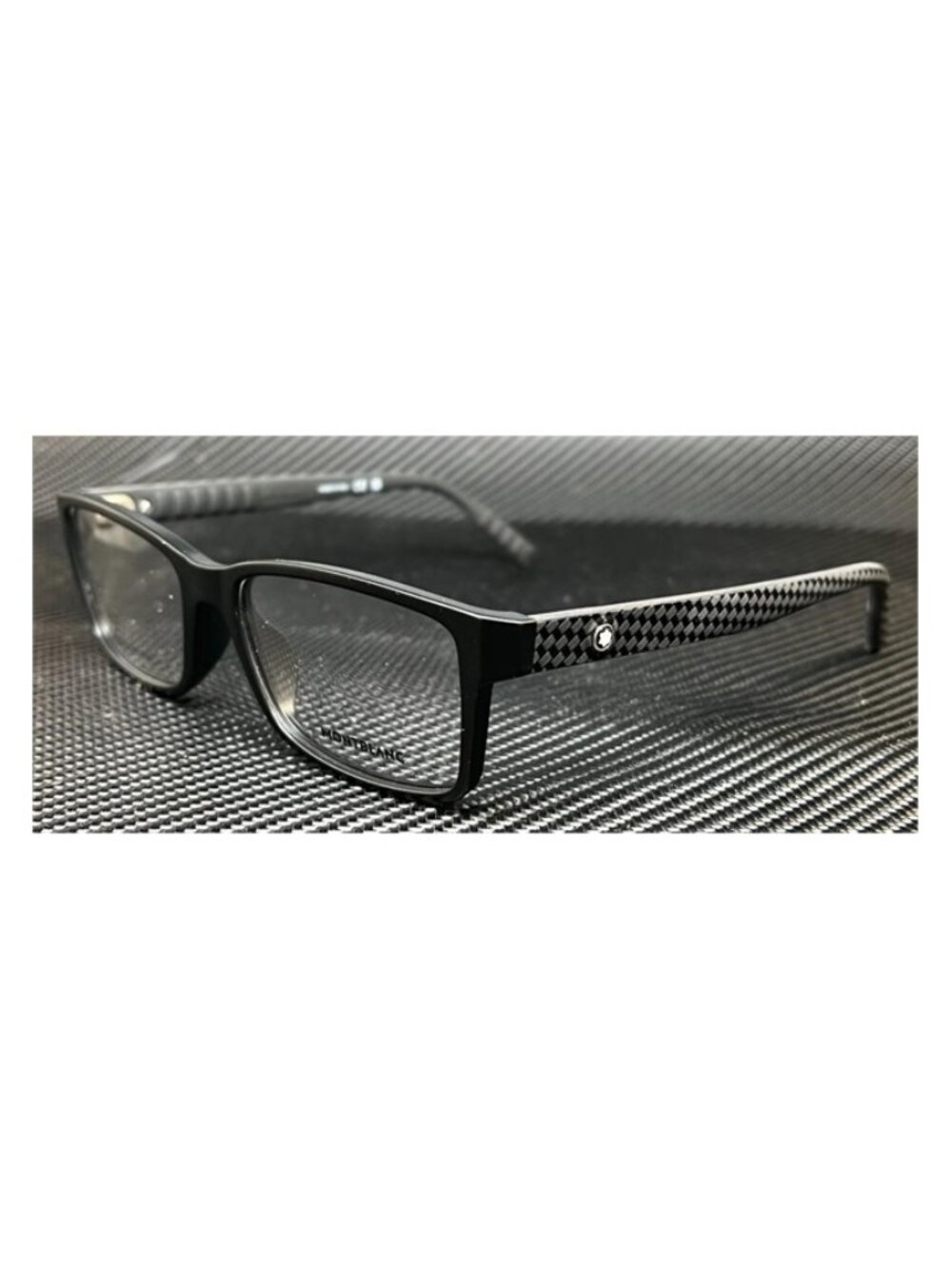 New Mont Blanc Men Black Eyeglasses 56- 18-